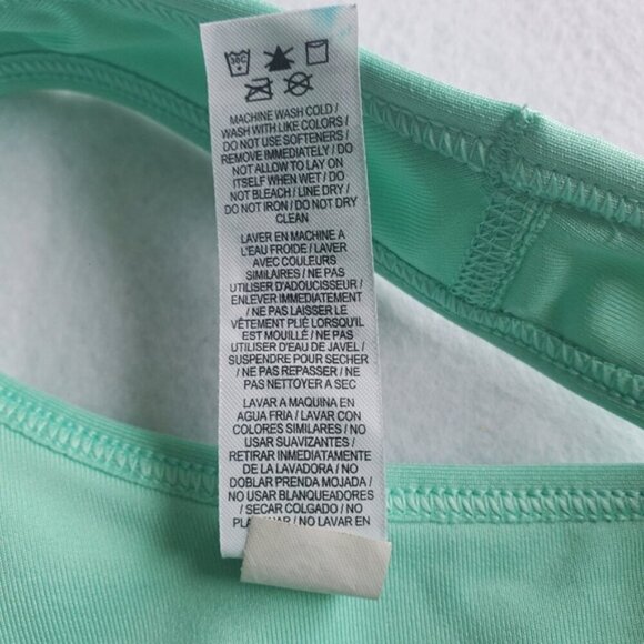 Nike Swoosh Aqua Green Sports Bra Size XL - Picture 7 of 8